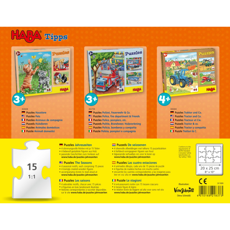 Puzzles Jahreszeiten