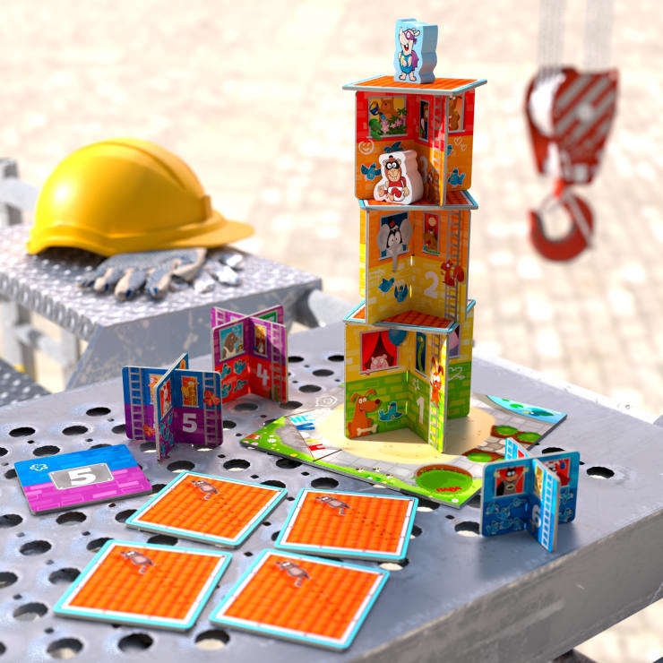 Meine ersten Spiele – Rhino Hero Junior