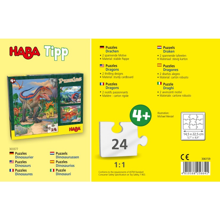 Puzzles Drachen