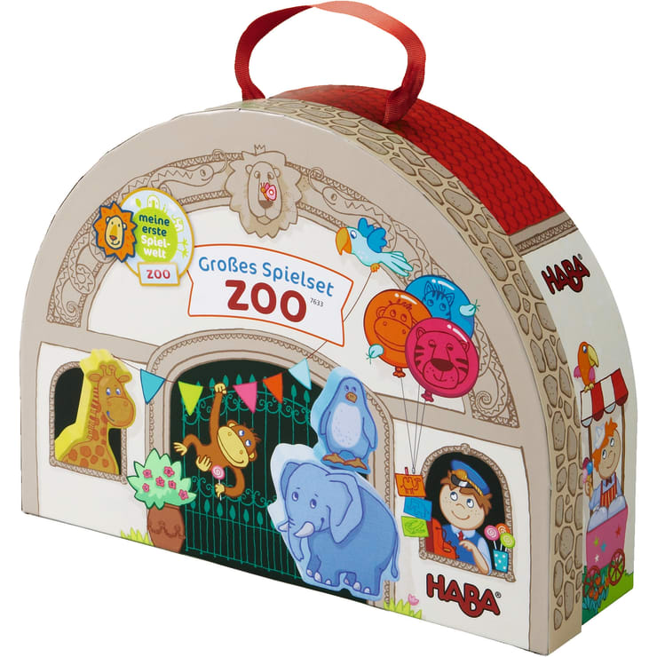 Großes Spielset Im Zoo