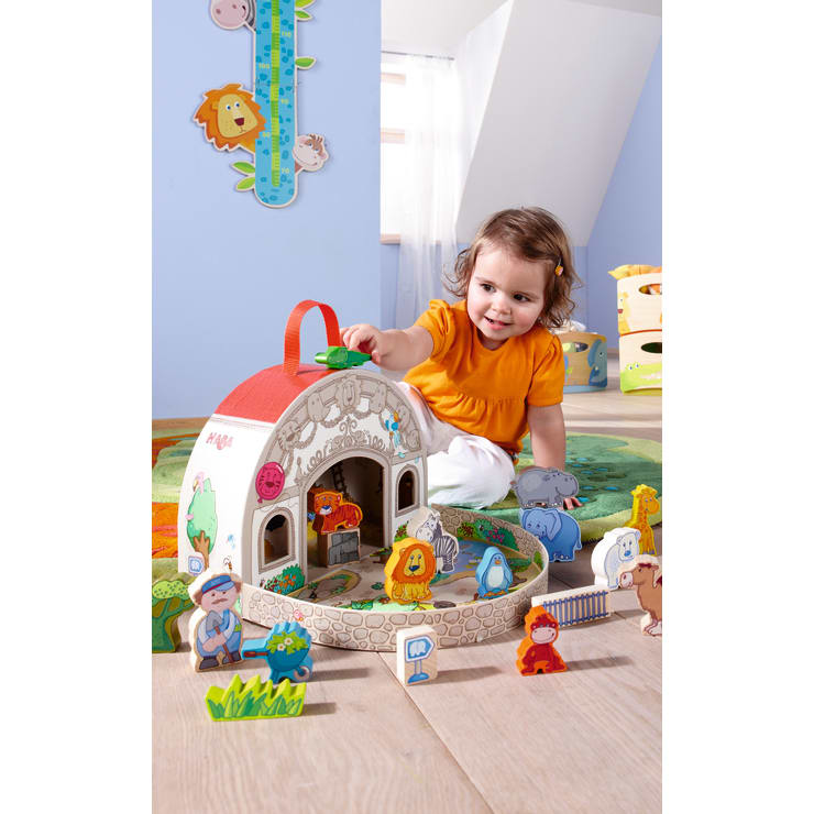 Großes Spielset Im Zoo
