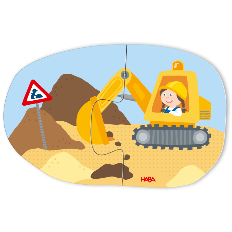 6 erste Puzzles – Baustelle