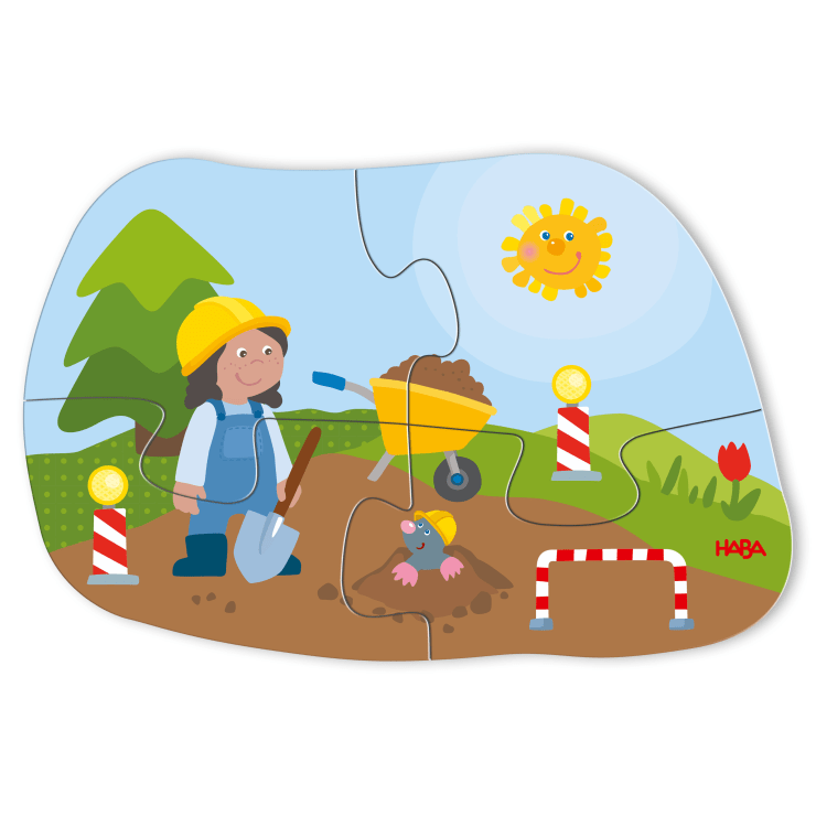 6 erste Puzzles – Baustelle