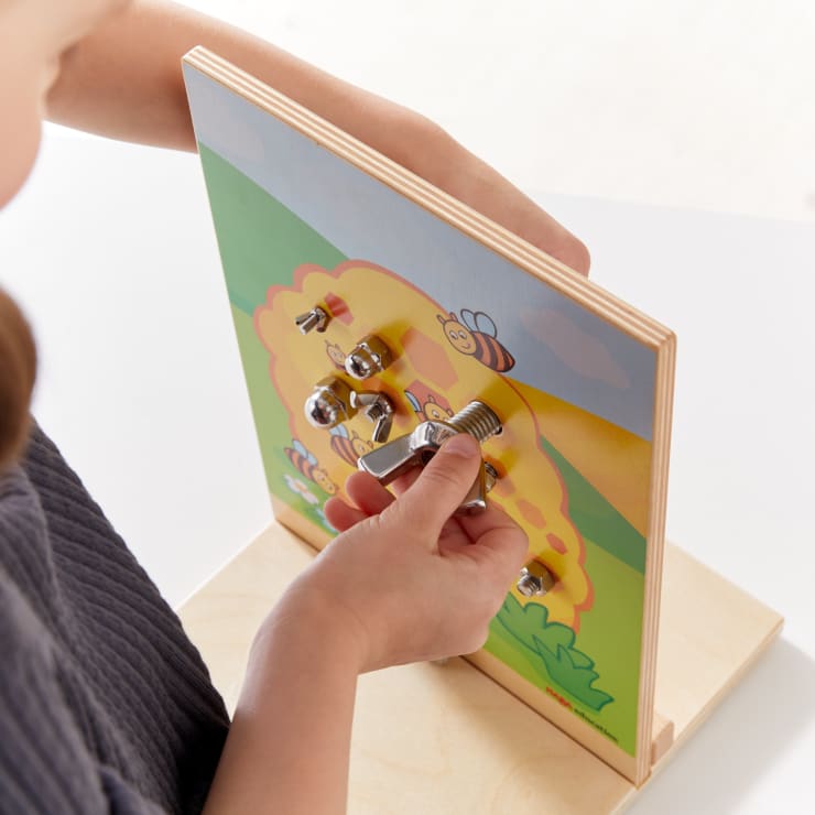 Bees" Motor Skills Screw Board