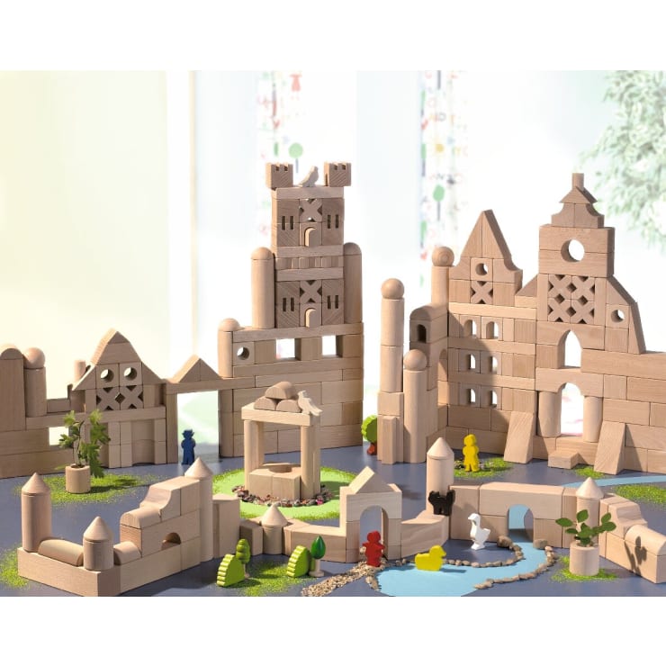 Basic Building Blocks Natural, Large Set