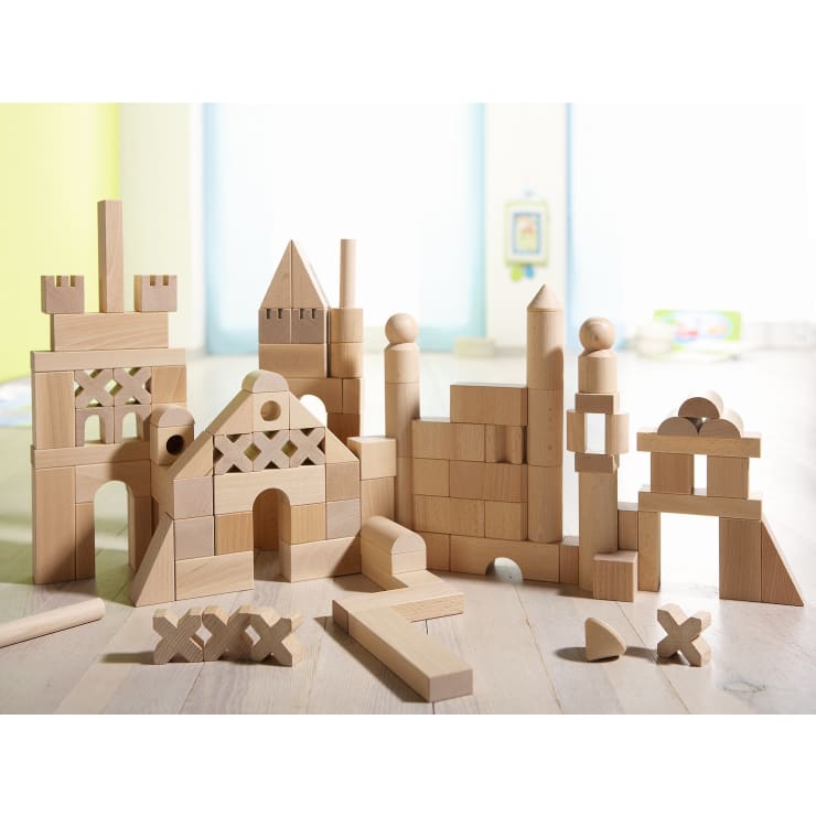 Basic Building Blocks Natural, Large Set