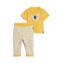 T-Shirt/Hose-Set, 56/62, banane