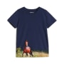 T-Shirt Fotodruck Tier, Pferd, 104/110