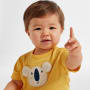 T-Shirt/Hose-Set, 56/62, banane
