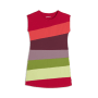 Kleid Blockstreifen, 80/86, traubenrot