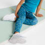 Leggings 7/8 Mädchen, 116/122, petrol