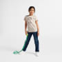 T-Shirt Kinder, 116/122, beige meliert