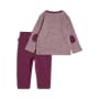 LA-Shirt/Hose-Set, 56/62, fliedergrau