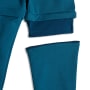 Sweathose Zip Off Kinde, 104/110, petrol