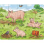 Puzzles Bébés animaux de la ferme, 6SPA