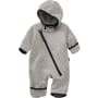 Overall Baumwollfleece, 50, grau meliert