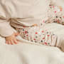 Sweathose Allover-, 56/62, beige meliert