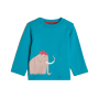 Sweatshirt, 56/62, dunkeltürkis