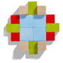 3D-Legespiel Vier mal vier