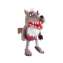 Handpuppe Wolf Grisbert, 37 cm