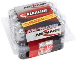 ANSMANN® Alkaline Batterie Mignon AA LR6, 20 Stück
