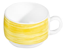 ARCOROC Brush yellow Tassen, 190 ml, 6 Stück