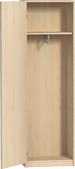 Garderobenschrank Drehtür variado, B 60 x H 191 x T 45,5 cm, Griff rechts