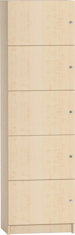 Schließfachschrank, Schlösser rechts; B 50 x H 191 x T 45,5 cm