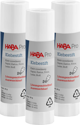 HABA Pro Klebestifte-Sparset, 36-teilig