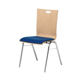 Stuhl Atlanta 2 mit Griffloch, div. Farben, Sitzh. 48 cm