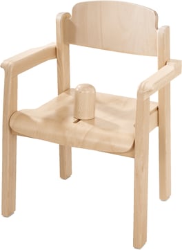 Armlehnenstuhl Favorit mit Sitzknopf, Sitzh. 26 cm