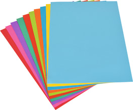 Bastelpapier, 500 Blatt in 10 Farben