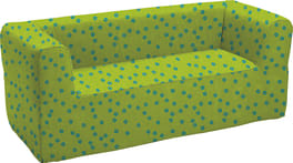 Sofa 3-Sitzer, div. Stoffe, Sitzh. 30 cm