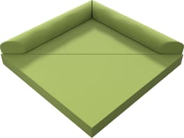Dreieck-Klappmatte, klein