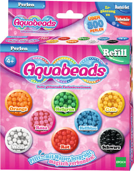 Aquabeads Basic, 2400 Perlen in 8 Farben