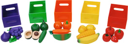 Obst & Gemüse Farb-Sortier-Set, 25-teilig
