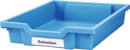 Gratnells Eigentumsbox H 7,5 cm, blau
