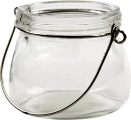 Deko-Glas mit Aufhängebügel, 12 Stück
