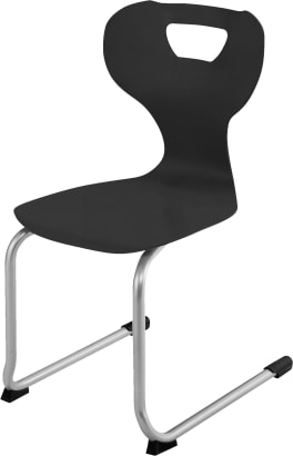 Freischwingerstuhl solit:sit® swing, Modell B, Kunststoff-Schale, div. Farben, Gr. 6, Sitzh. 46 cm