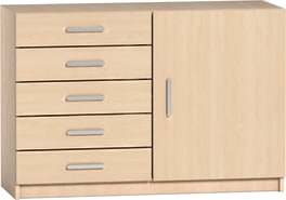 Türen-/Schubfachschrank variado, Tür rechts, B 120 x H 80,6 x T 45,5 cm