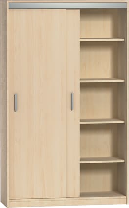 Schiebetürenschrank variado, B 80 x H 191 x T 43,5 cm