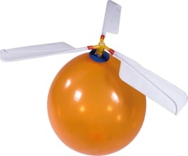  Ballon-Hubschrauber, 6 Stück 