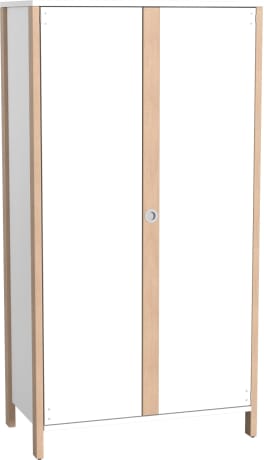 Hochschrank Linus mit Doppeltür, B 110,4 x H 208,6 (mit Füßen) x T 60 cm