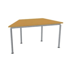 Mehrzwecktisch modo, Trapeztisch, B 140 x Schenkellänge 70/70/70 cm