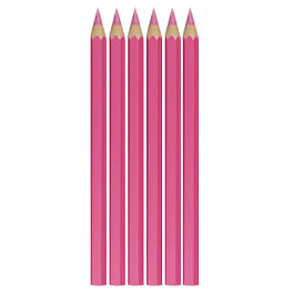 HABA Pro Buntstift, dick, rosa, 6 Stück