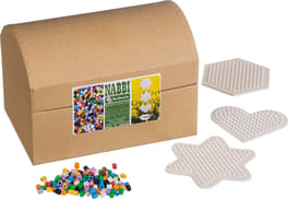 NABBI® Bio-Bügelperlen, 5.000 Perlen, 3 Stiftplatten