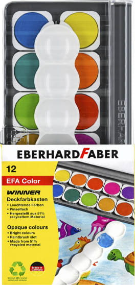 Eberhard Faber Deckfarbkasten Winner, 14-teilig