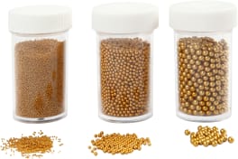 Mini-Beads, gold, 3 x 45 g