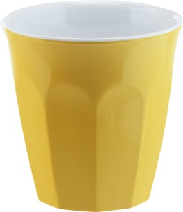 Kinderbecher, Ø 7,5 cm, gelb, 6 Stück