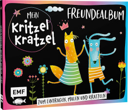 EMF Mein Kritzel-Kratze-Freundealbum, Freundschaftsbuch, Erinnerungsalbum